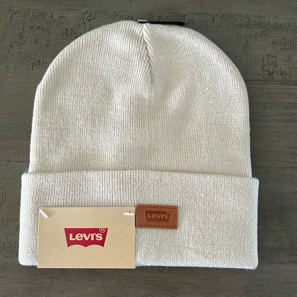 Levi’s Leather Patch Beanie